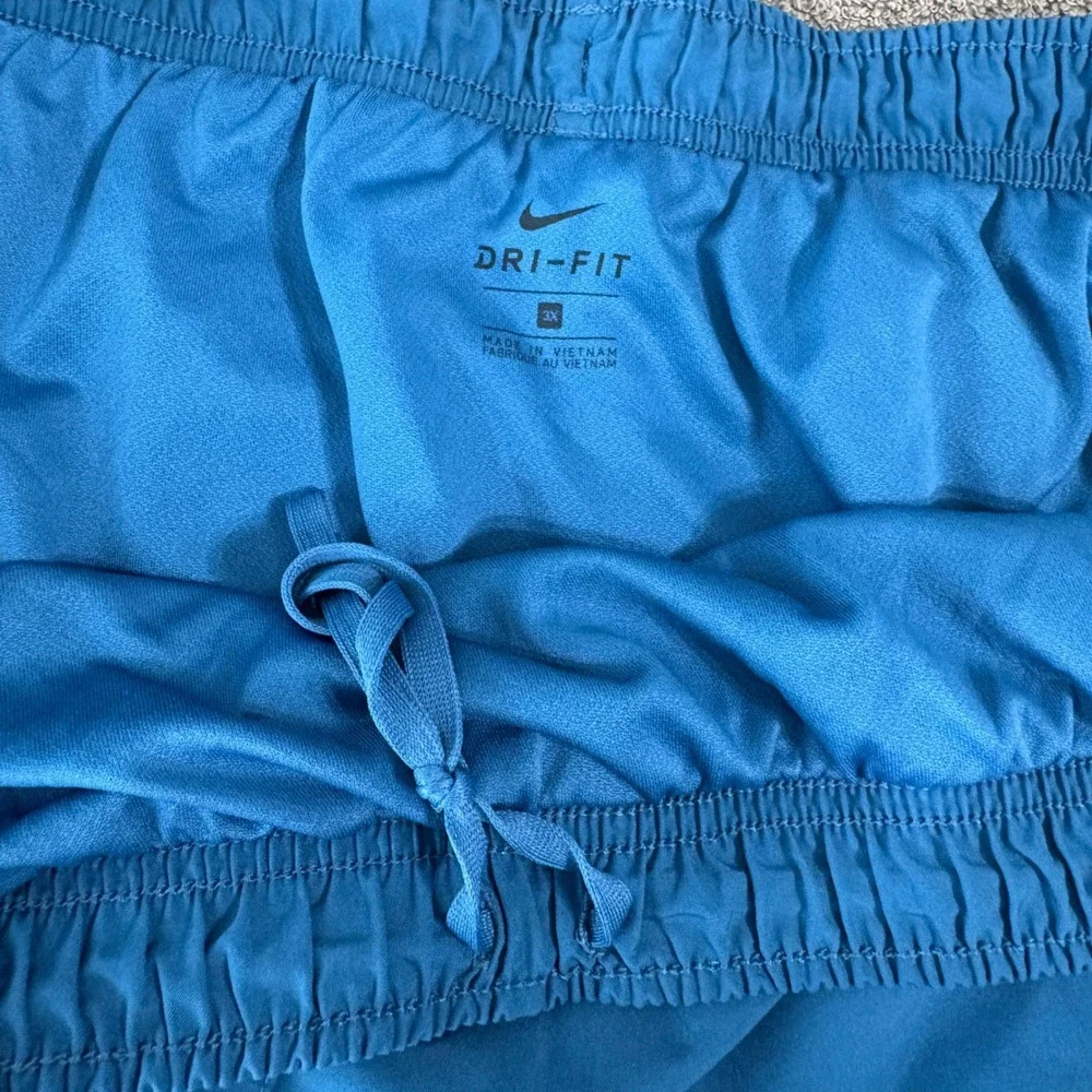 Nike Running Shorts Womens 3X Blue Dri-FIT Tempo Athletic Training Gym Workout